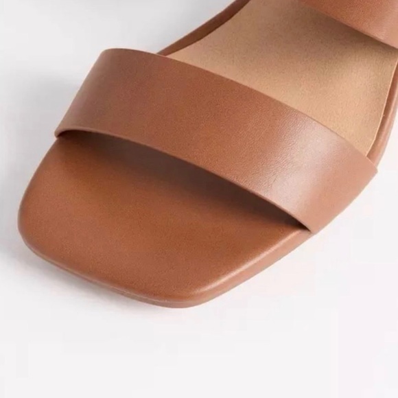 torrid Brown Triple-Strap Block Heel Sandals 9.5 WW - Picture 3 of 5